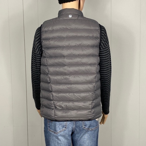 Fabletics down filled packable grey vest size medium - Picture 4 of 8